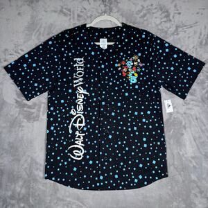 Disney Parks 2025 Mickey & Friends Baseball Jersey NWT Small